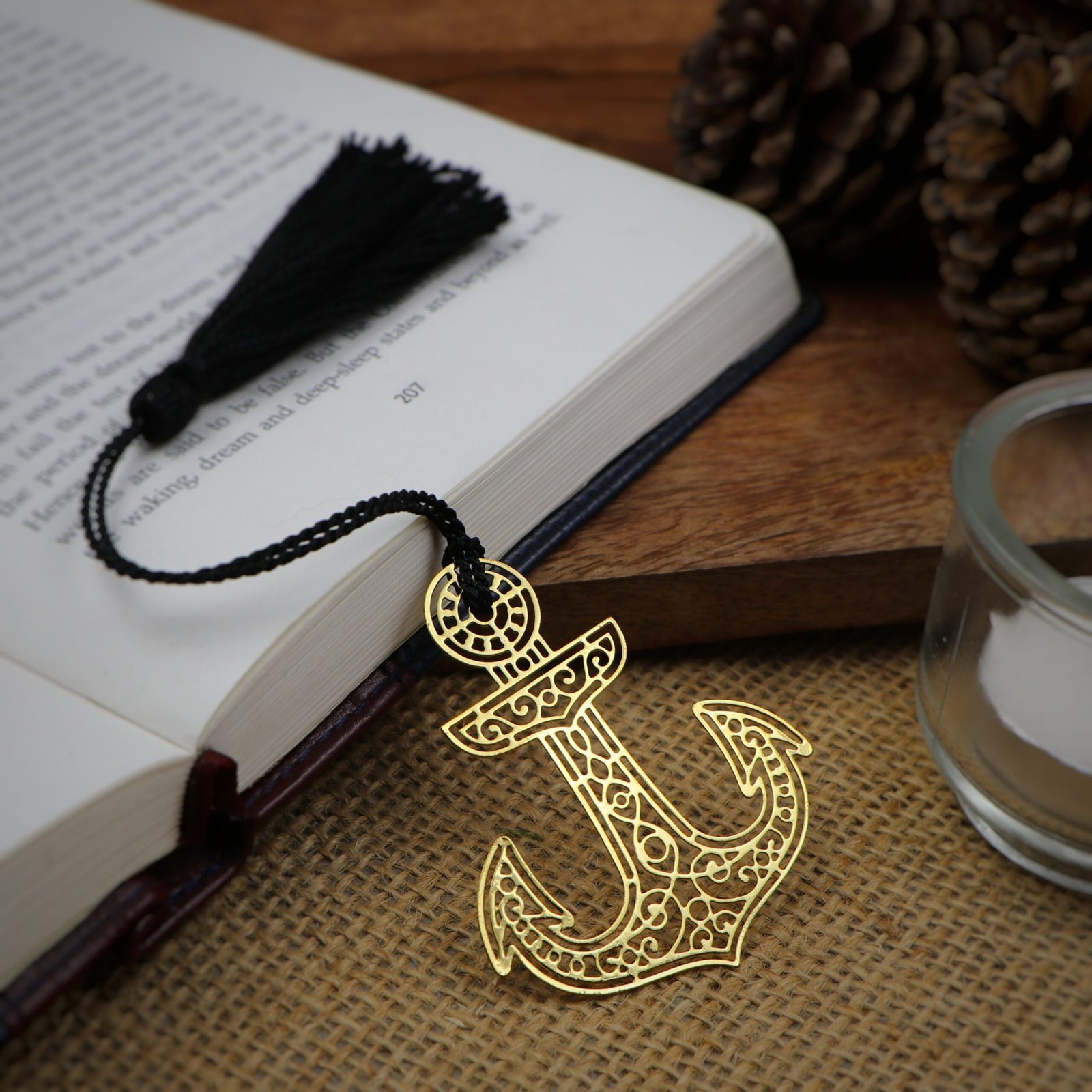 Anchor Brass Bookmark