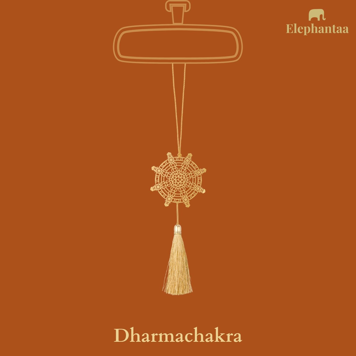 Dharma Chakra Hanging Decor