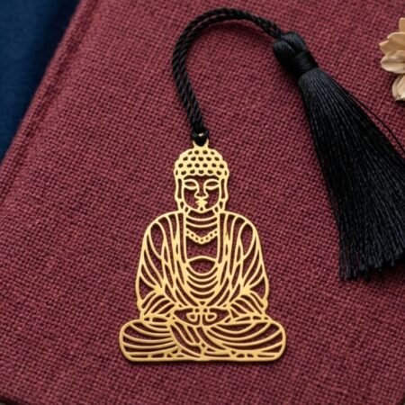 Buddha Bookmark – Spiritual Reading Accessory | Unique Indian Gift for Book Lovers