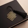 Endless Knot Brass Bookmark