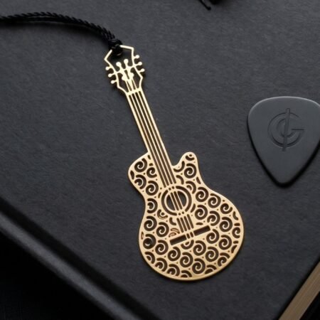 Guitar Brass Bookmark